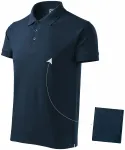 Elegantiški vyriški polo marškinėliai, tamsiai mėlyna Elegantiški vyriški polo marškinėliai, tamsiai mėlyna