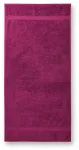 Medvilninis sunkus rankšluostis, 70x140cm, fuchsia red